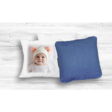  Fényképes Párna - 40x40 - Kék egyedi ajándék