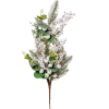  Fenyő ág fehér bogyós 60cm