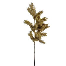  Fenyő ág glitteres pezsgő 48cm dekorációs kellék