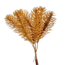  Fenyő pick arany M19cm dekorációs kellék