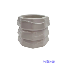  Fenyőfa formájú kerámia kaspó - Fehér dekorációs kellék