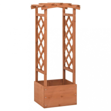 fenyőfa rácsos ültető boltívvel 49 x 39 x 117 cm kerti tárolás