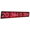  Fényújság 224cm x 48cm Piros LED reklámtábla fényreklám + Bónusz ajándék WiFi vezérlés