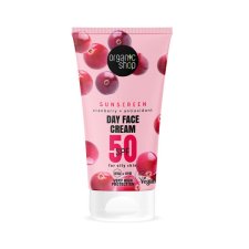 Fényvédő nappali arckrém áfonyával és antioxidánsokkal SPF50 ( zsíros bőrre) arckrém