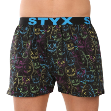  Férfi bő szárú boxeralsó Styx művészeti sport gumimaszkok (B1853) XL férfi alsó