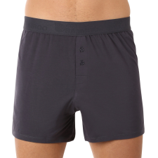 Férfi bő szárú boxeralsók Gino bambusz szürke (75195) XL férfi alsó