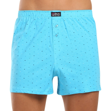  Férfi bő szárú boxeralsók Gino kék (75204-LZMMZM) XL