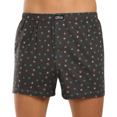  Férfi bő szárú boxeralsók Gino szürke (75203-DxGMMZ) XL