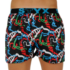 Férfi bő szárú boxeralsók Styx art sportos gumipánt dzsungel (B1157) L férfi alsó