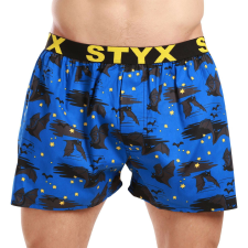 Férfi bő szárú boxeralsók Styx art sportos gumipánt ütő (B1759) M férfi alsó