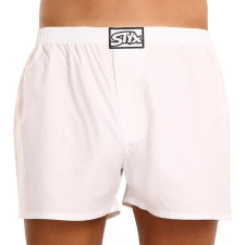 Férfi bő szárú boxeralsók Styx klasszikus gumipánt fehér (A1061) XL férfi alsó