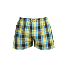  Férfi bő szárú boxeralsók Styx klasszikus gumipánt többszínű (A1033) XL férfi alsó