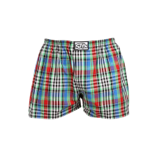 Férfi bő szárú boxeralsók Styx klasszikus gumipánt többszínű (A1036) XL férfi alsó