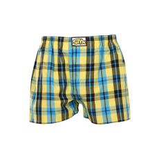  Férfi bő szárú boxeralsók Styx klasszikus gumipánt többszínű (A933) XL