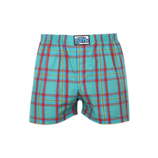  Férfi bő szárú boxeralsók Styx klasszikus gumipánt többszínű (A939) XL
