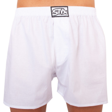  férfi bő szárú boxeralsók Styx klasszikus gumipánt többszínű fehér (E1061) 5XL
