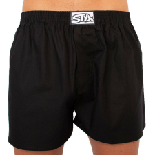 férfi bő szárú boxeralsók Styx klasszikus gumipánt többszínű fekete (E960) 5XL férfi alsó
