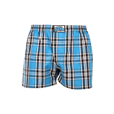  Férfi bő szárú boxeralsók Styx klasszikus gumipánt többszínű nagyméretű (E1009) 4XL férfi alsó