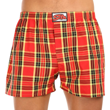 Férfi bő szárú boxeralsók Styx klasszikus gumipánt többszínű nagyméretű (E1014) 4XL férfi alsó