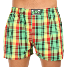 Férfi bő szárú boxeralsók Styx klasszikus gumipánt többszínű nagyméretű (E1018) 5XL férfi alsó