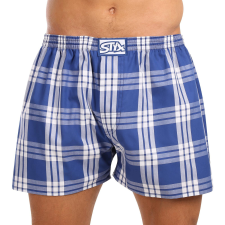 Férfi bő szárú boxeralsók Styx klasszikus gumipánt többszínű nagyméretű (E1040) 5XL férfi alsó