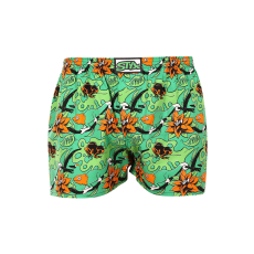  férfi bő szárú boxeralsók Styx művészet klasszikus gumipánt nagyméretű trópusi (E1557) 3XL