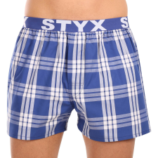 Férfi bő szárú boxeralsók Styx sportos gumipánt többszínben (B1040) XXL férfi alsó