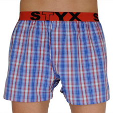 Férfi bő szárú boxeralsók Styx sportos gumipánt többszínben (B110) L férfi alsó