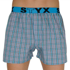 Férfi bő szárú boxeralsók Styx sportos gumipánt többszínben (B112) S férfi alsó