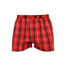 Férfi bő szárú boxeralsók Styx sportos gumipánt többszínben (B931) XXL férfi alsó