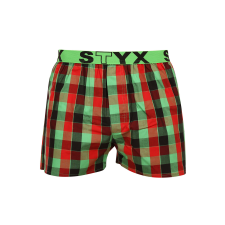 Férfi bő szárú boxeralsók Styx sportos gumipánt többszínben (B938) XL férfi alsó