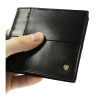  FÉRFI BŐR PÉNZTÁRCA N993-RVTS-6712 Black+Red
