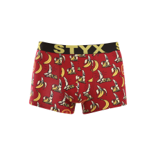 Férfi boxeralsó Styx art sportos gumipánt banánok (G1359) XL férfi alsó