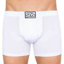 Férfi boxeralsó Styx hosszú klasszikus gumipánt fehér (F1061) XL férfi alsó