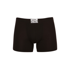  Férfi boxeralsó Styx hosszú klasszikus gumipánt fekete (F960) M