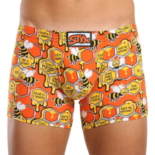 férfi boxeralsó Styx hosszú művészet klasszikus gumipántméhek (F1654) XL férfi alsó