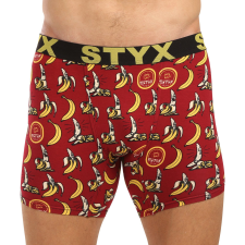  Férfi boxeralsó Styx hosszú művészet sportos gumipánt banánok (UN1359) S férfi alsó