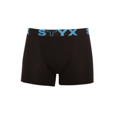  Férfi boxeralsó Styx hosszú sportos gumipánt fekete (U961) L férfi alsó