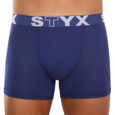 Férfi boxeralsó Styx hosszú sportos gumipánt sötétkék (U968) XL férfi alsó