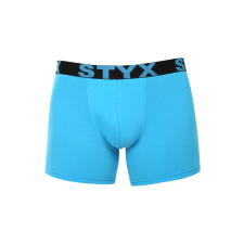  Férfi boxeralsó Styx hosszú sportos gumipánt világoskék (U1169) XXL férfi alsó