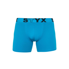  Férfi boxeralsó Styx hosszú sportos gumipánt világoskék (U969) L