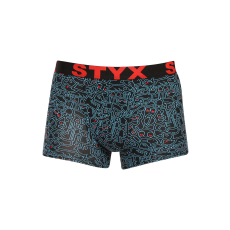  Férfi boxeralsó Styx művészet sportos gumipánt firkálás (G1256/2) M