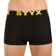 Férfi boxeralsó Styx sportos gumipánt fekete (G6960) L férfi alsó
