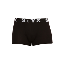 Férfi boxeralsó Styx sportos gumipánt fekete (G960) L férfi alsó