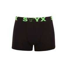  Férfi boxeralsó Styx sportos gumipánt fekete (G962) M
