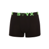  Férfi boxeralsó Styx sportos gumipánt fekete (G962) XXL