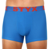  Férfi boxeralsó Styx sportos gumipánt nagyméretű kék (R1167) 3XL