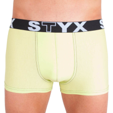 Férfi boxeralsó Styx sportos gumipánt nagyméretű zöldes zöldes (R4) 3XL férfi alsó