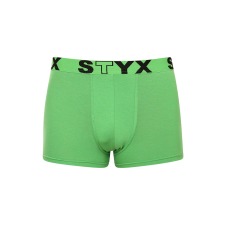 Férfi boxeralsó Styx sportos gumipánt zöld (G1069) XXL férfi alsó