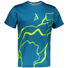  Férfi funkcionális T -piró prémium ALTISPORT VOJ/ALM073TR01 NAVY-FLUO SÁRGA méret: L